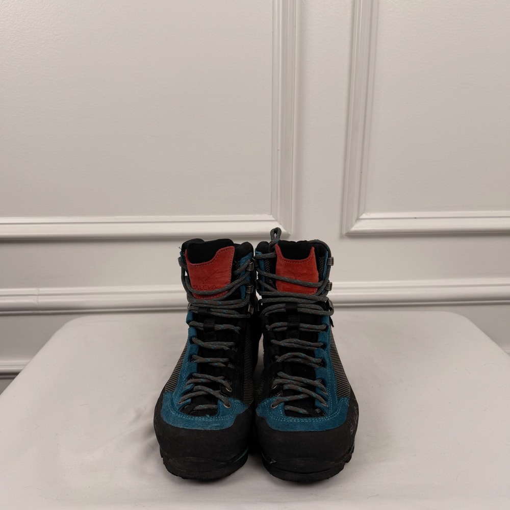Salewa WS Crow GTX Womens Black Hot‎ Coral Gore-Tex Mountaineering Boots 6.5